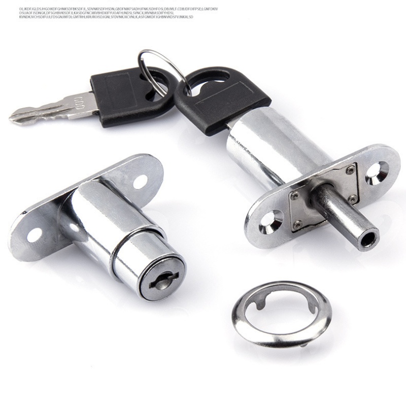 Furniture Hardware Manufacturer - 便利なカムシリンダーロック 22/32 ミリメートル舌ドアボルトラッチワードローブ食器棚スライドドアロックバックルキー付き家具ハードウェア
