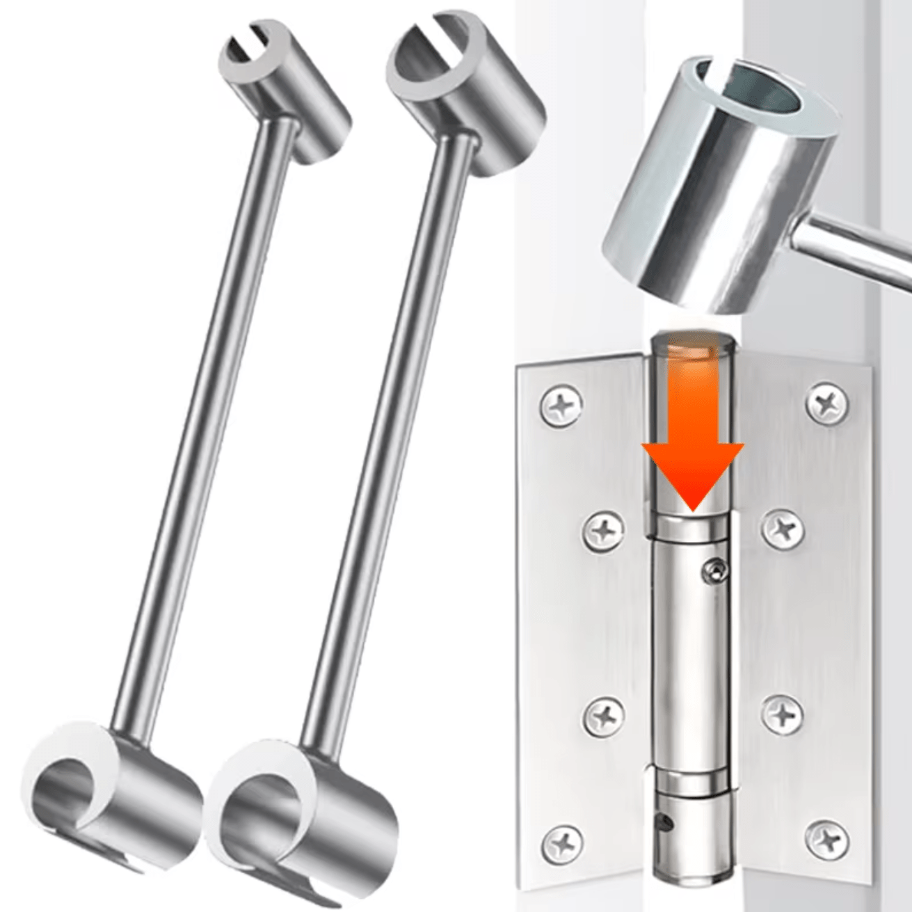 Furniture Hardware Fitting - 両頭ヒンジ継ぎ目調整レンチ、ドアヒンジ修理レンチ、家庭用ヒンジ継ぎ目修理手動工具、省力レンチ