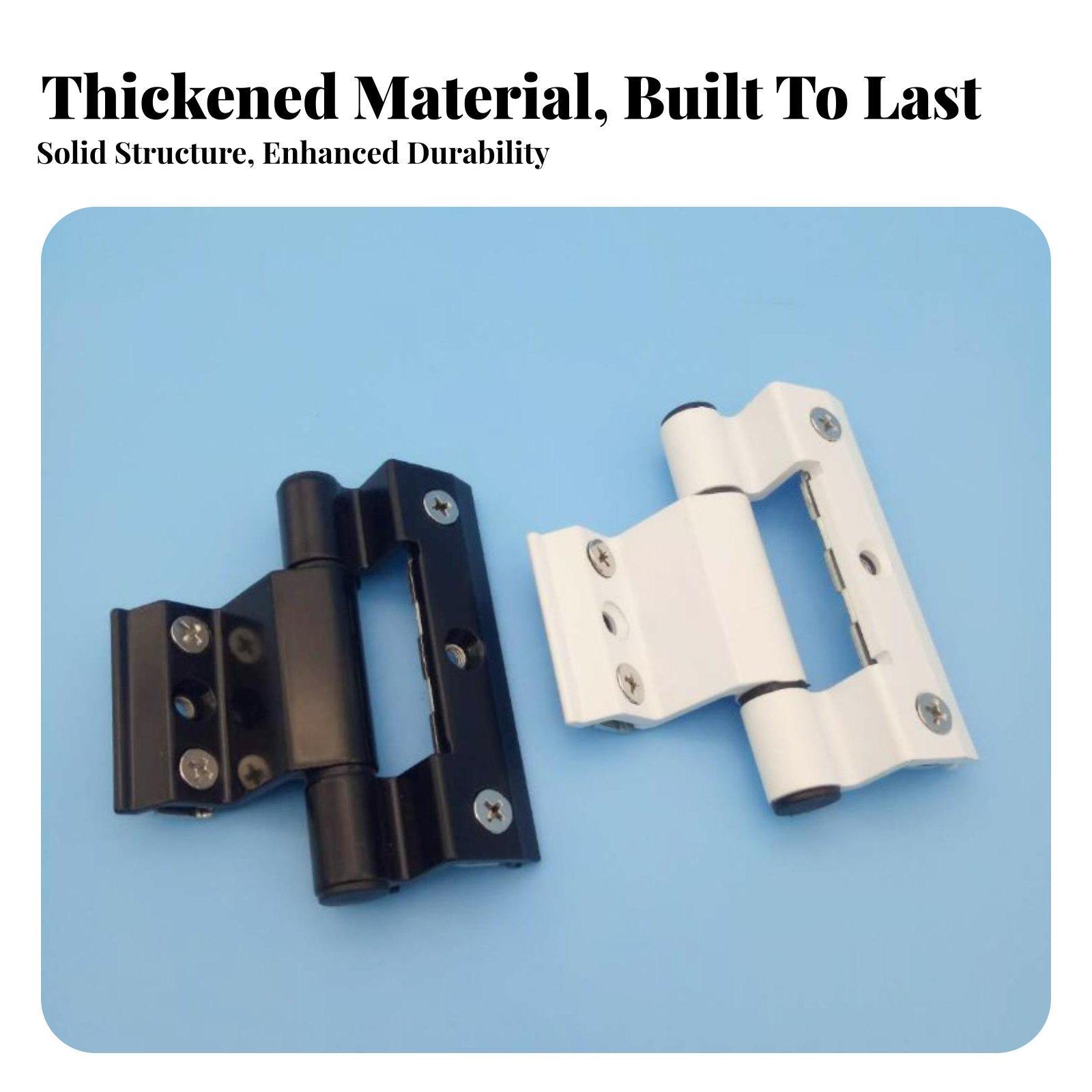 Furniture Hardware Fitting - 穴あけ不要の隠し窓ヒンジ、高品質アルミ製ドアピボット、簡単設置のホームハードウェア