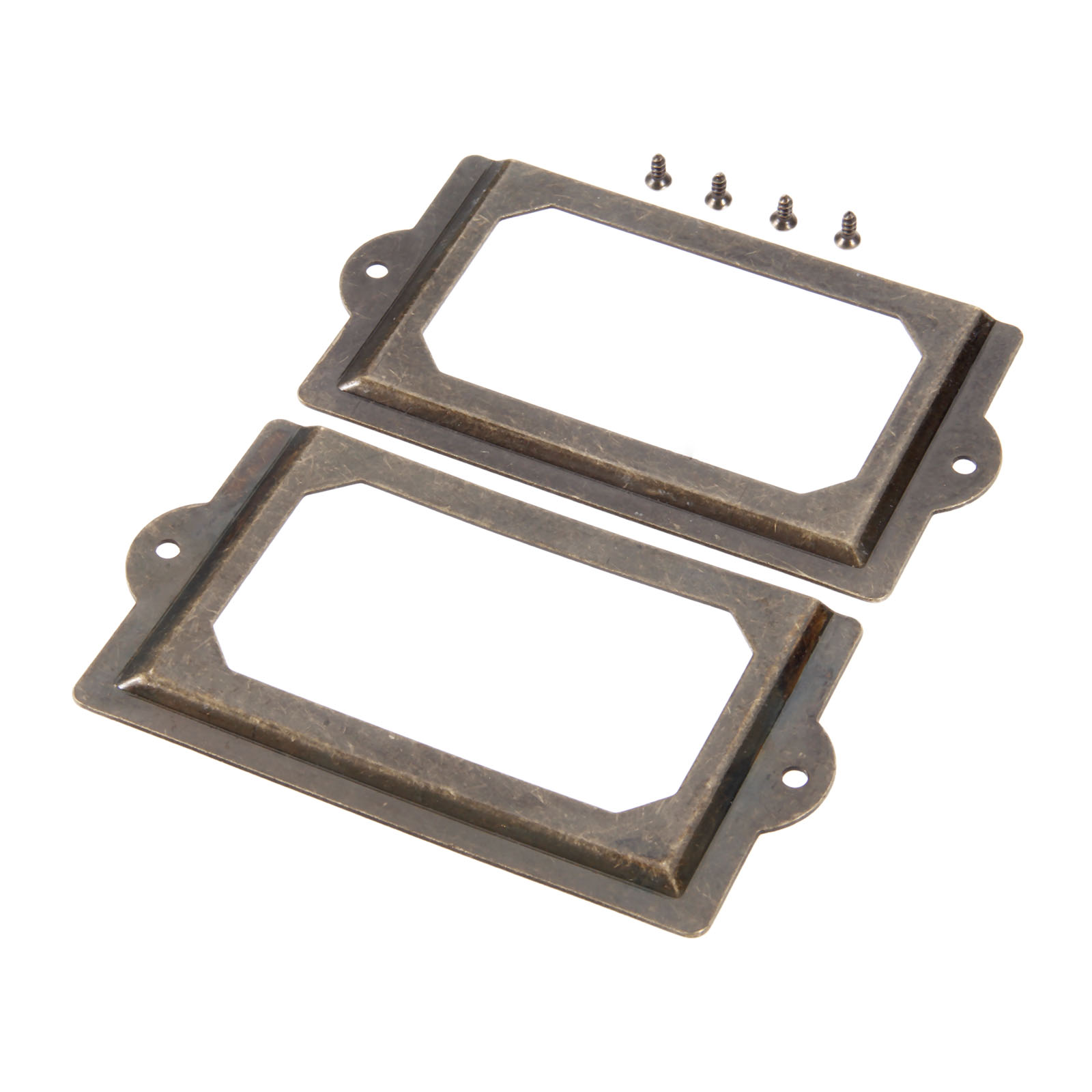 2 セットラベルハンドルタグフレームノブネジでアンティークブ - Furniture Hardware Names のレビューと価格