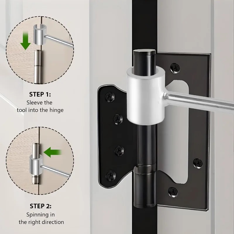 両頭ヒンジ継ぎ目調整レンチ、ドアヒンジ修理レンチ、家庭用ヒン - Furniture Hardware Fitting のレビューと価格