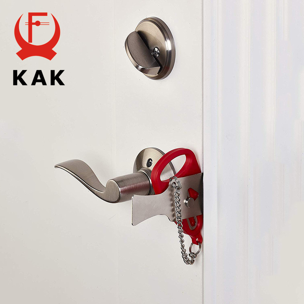 Kakポータブルドアロック盗難防止ホテルロックトラベルロック - Furniture Hardware Fitting のレビューと価格