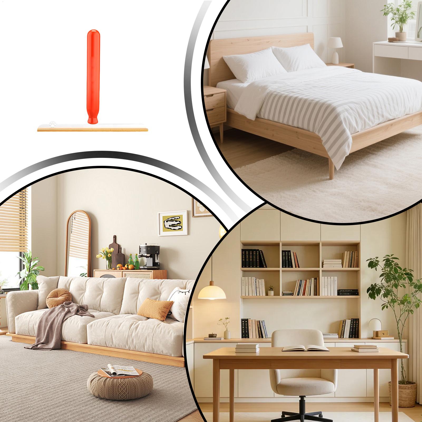 ペットの毛取り用カーペットレーキ 1個、持ち手付き、再利用可 - Furniture Hardware Manufacturer のレビューと価格