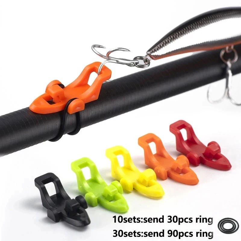 10～20セット 釣り竿用フックキーパー ルアーベイトホルダ - Furniture Hardware Jig のレビューと価格