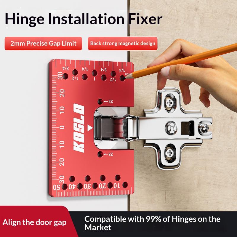磁気式キャビネットヒンジスペーサー 2mm隙間調整ツール 高 - Furniture Hardware Fitting のレビューと価格